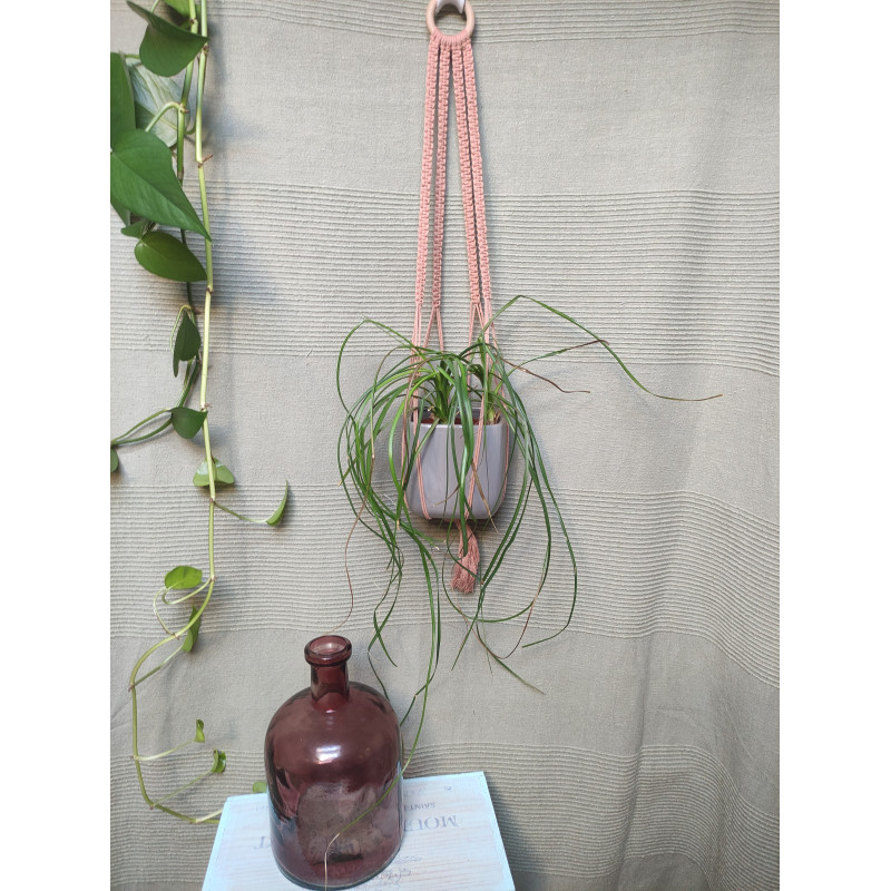 Macramé support plante