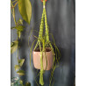 Macramé support plante (torsadé)