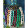 MACRAME PORTE-CLEF PETIT MODELE DOUBLE TORSADE